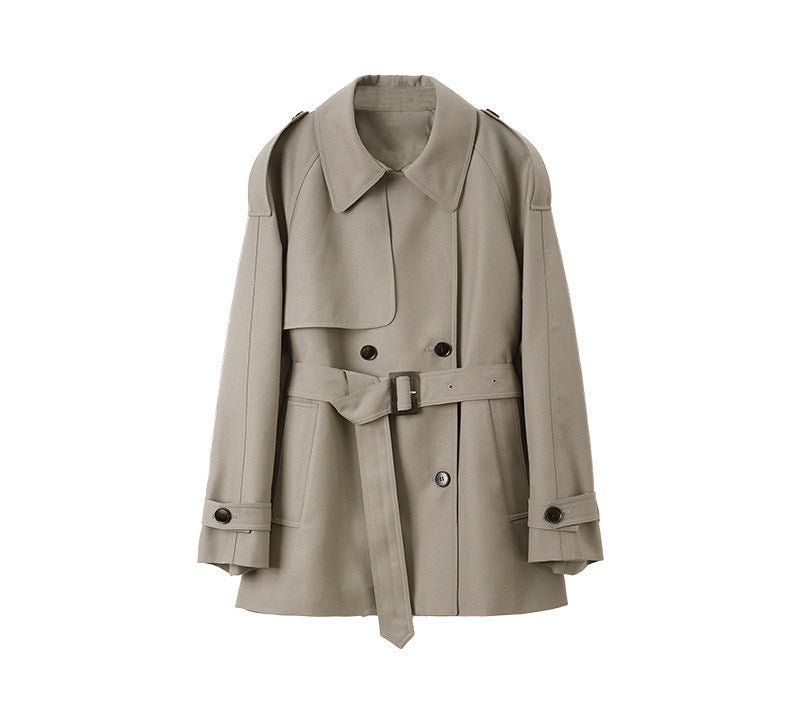 Damen Modischer Trenchcoat mit tailliertem Schnitt Shop Nory