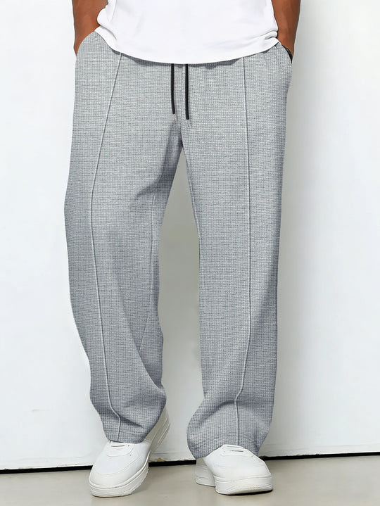 Herren maßgeschneiderte Jogginghose mit Bundkordel, Bügelfalte und strukturierter Stretch-Qualität Shop Nory