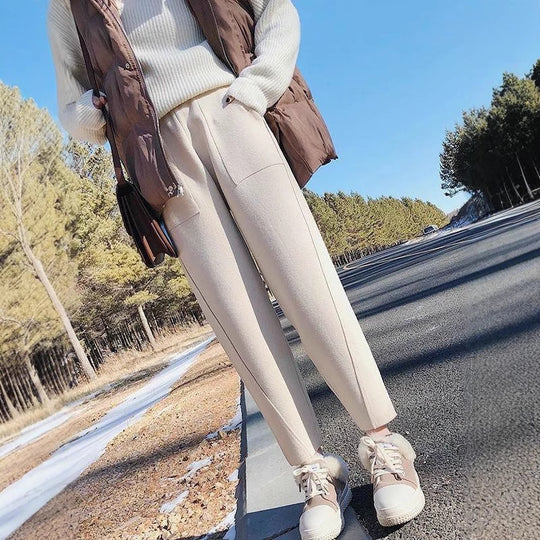 Damen Modische und bequeme Stoffhose Shop Nory