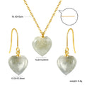 Damen Schmuckset mit Herzanhängern aus edlen Materialien Shop Nory