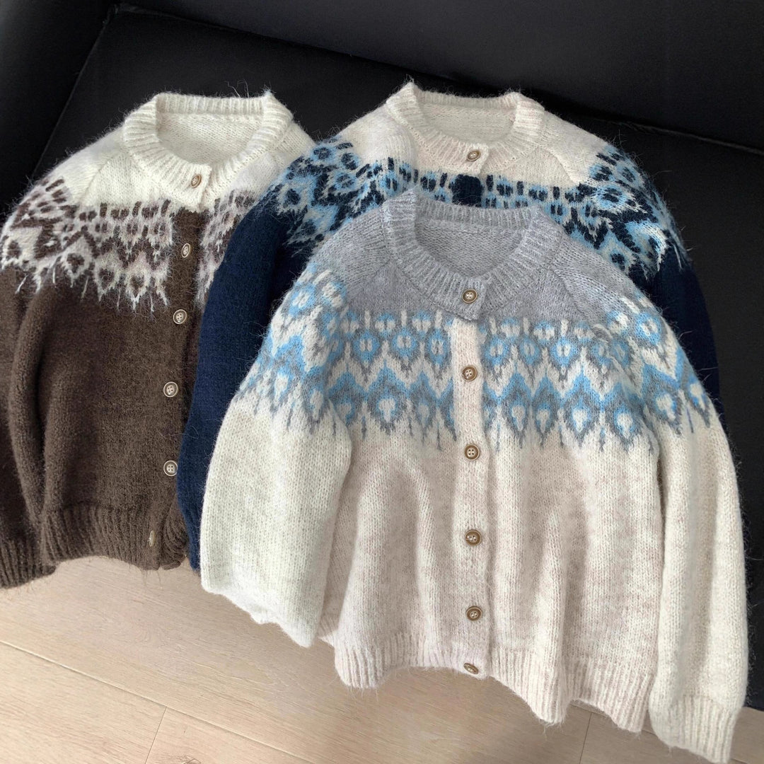 Damen Kuschelige Strickjacke Shop Nory