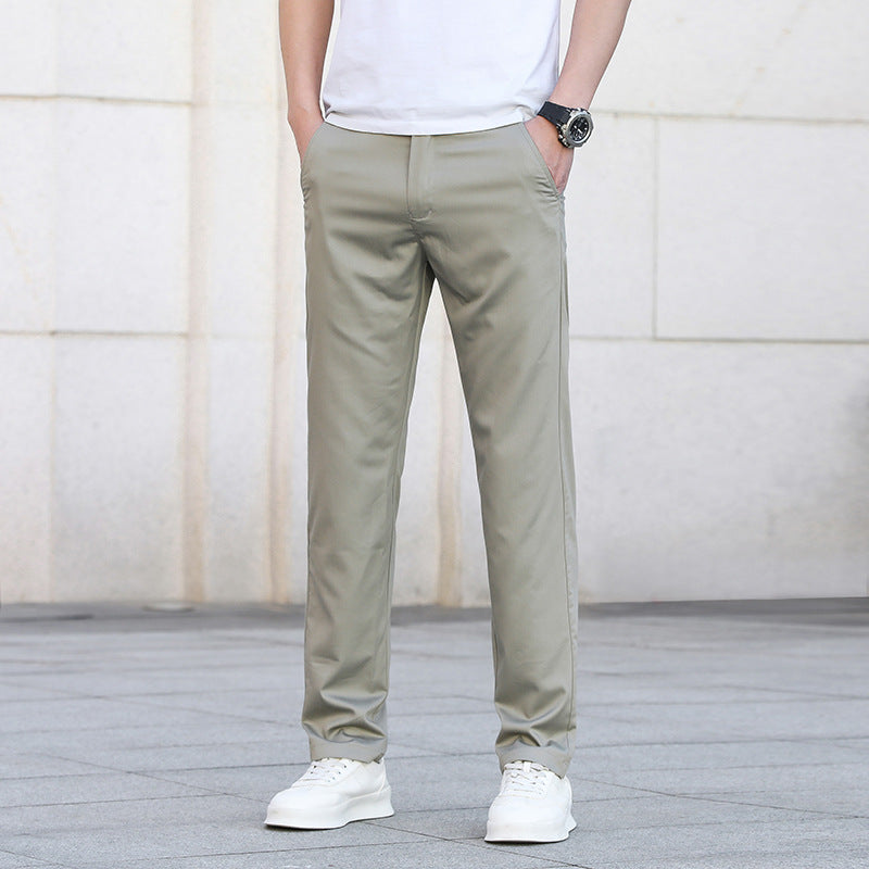 Herren Schmale Stretch-Chinohose im Business-Casual-Look Shop Nory