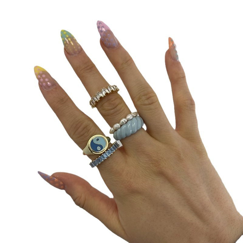 Damen Perlenring Shop Nory