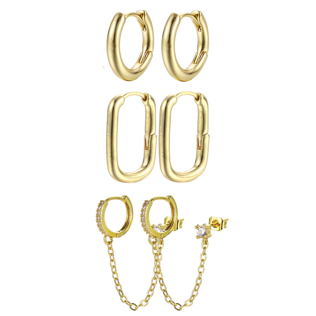 Damen Ohrringe Set mit einzigartigen Designs und verführerischen Akzenten Shop Nory