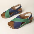 Damen Komfortable und elegante Clogs mit Kreuzriemen