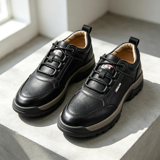 Herren Bequeme und Stylische Leder Sneakers Shop Nory