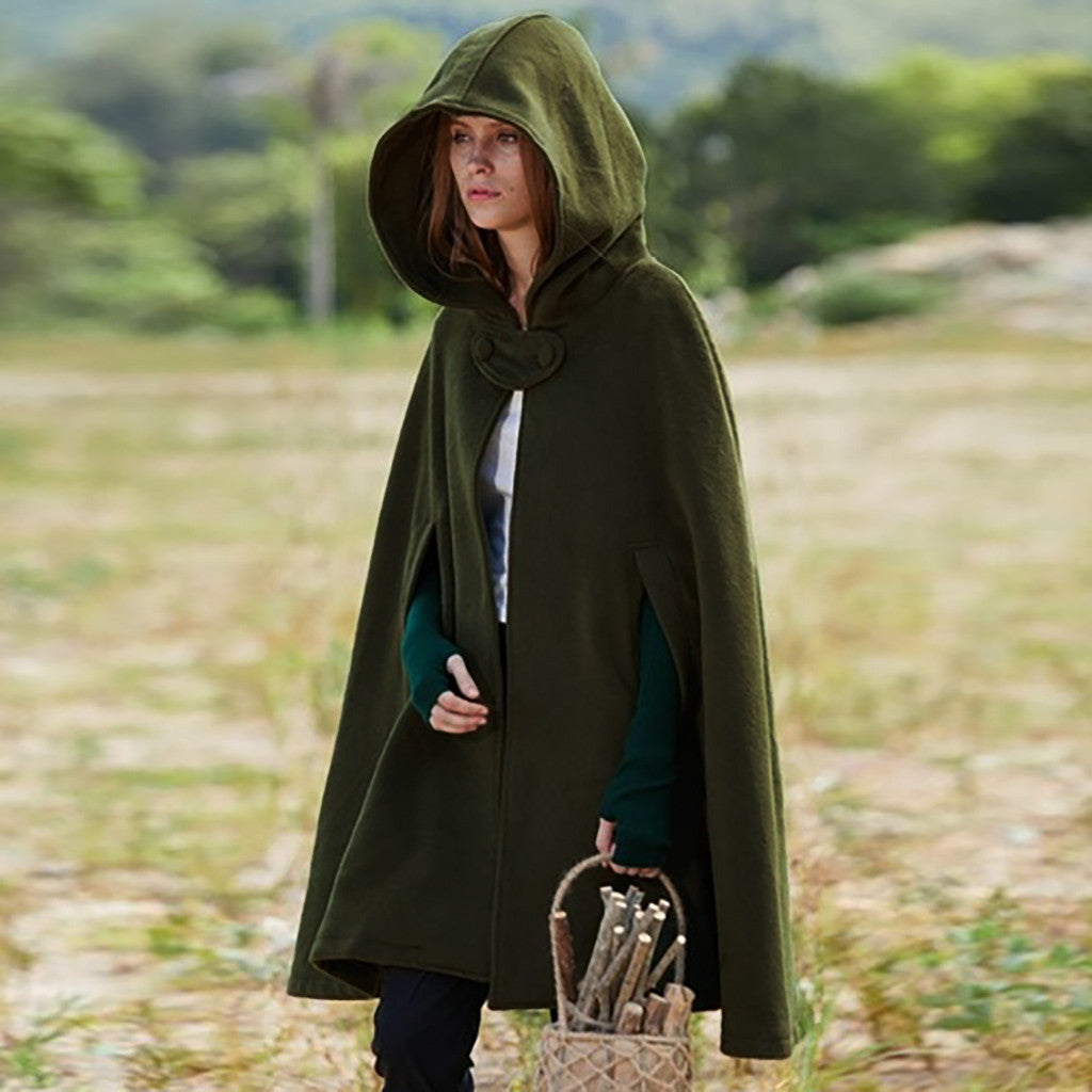 Damen Überwurf Poncho