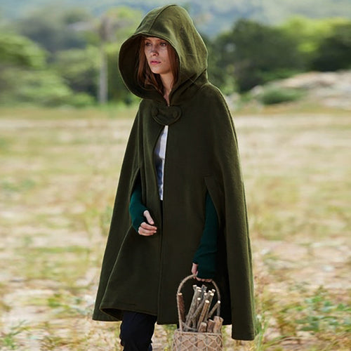 Damen Überwurf Poncho