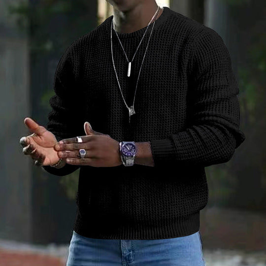 Herren Strukturierter Pullover