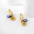 Damen Hängende Ohrstecker mit einzigartigem geometrischem Design und elegantem Goldfinish Shop Nory