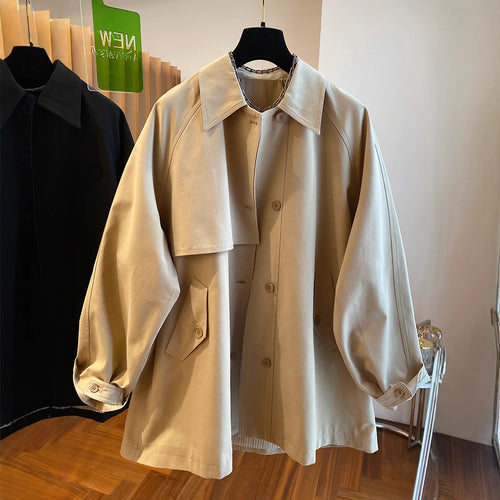 Damen Modische Übergangsjacke mit weitem Schnitt Shop Nory