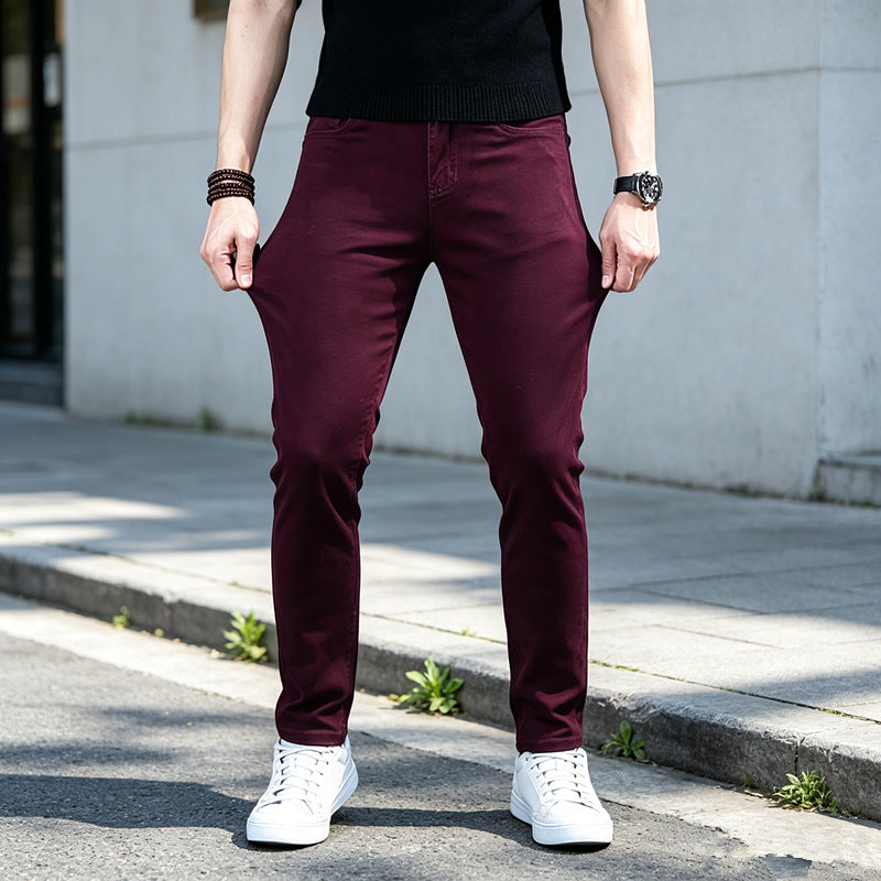Herren Modische Slim-Fit Hosen Shop Nory