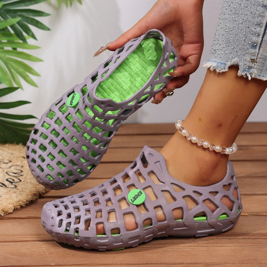 Damen leichte und atmungsaktive Freizeitschuhe mit rutschfester Außensohle