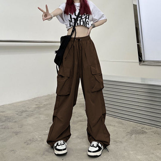 Damen Cargo-Hose mit weitem Schnitt und praktischen Taschen