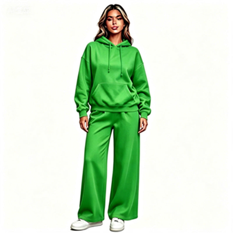 Damen Bequemer Oversized Hoodie mit weiten Jogginghosen Shop Nory