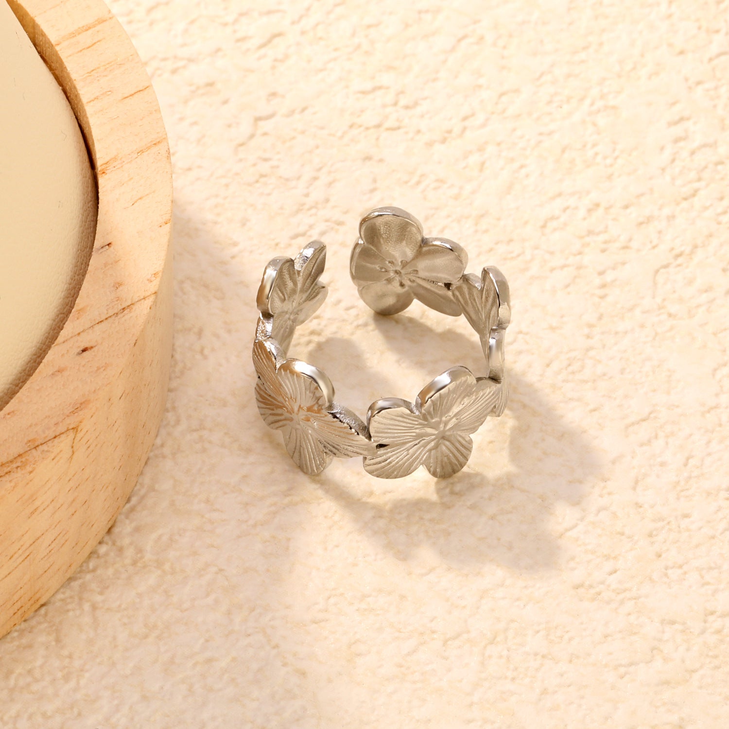 Damen verstellbarer Ring mit elegantem Twist-Design Shop Nory