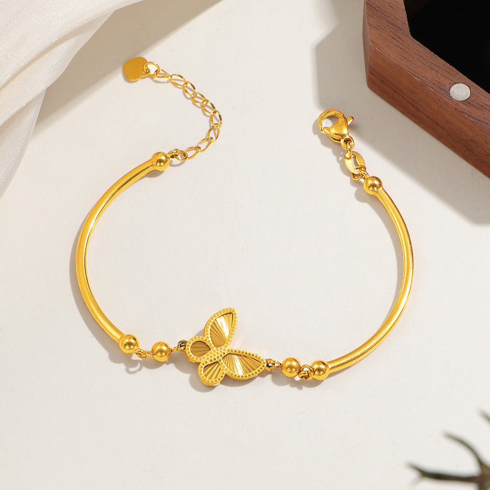 Damen Schmuckarmband mit filigranem Schmetterlings-Design Shop Nory