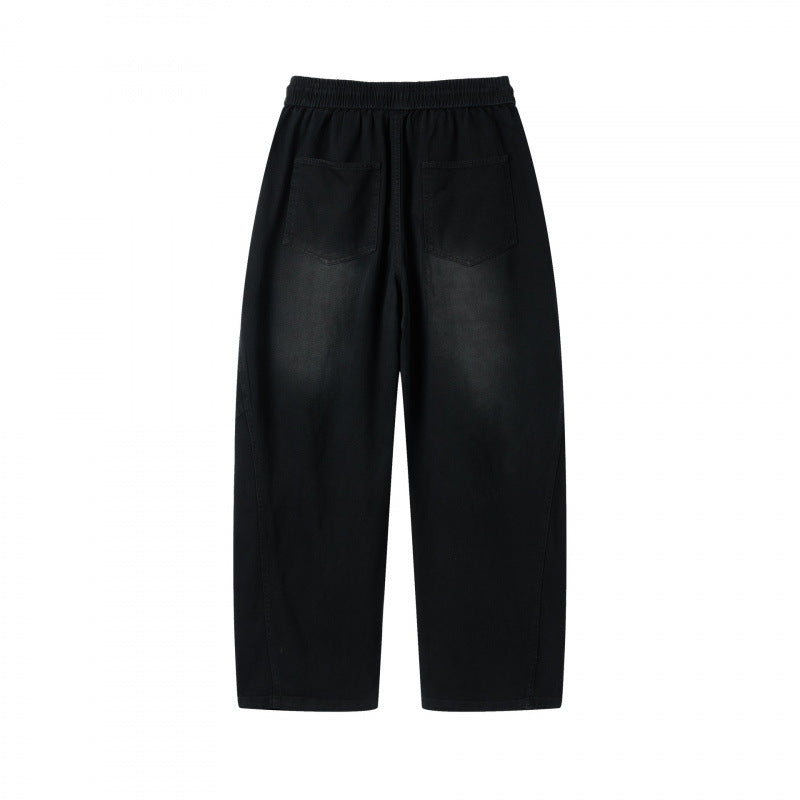 [Damen] Weite Culotte‑Hose mit hohem Elastikbund, Tunnelzug und Eingrifftaschen Shop Nory