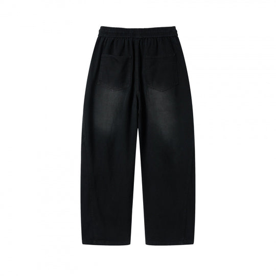 [Damen] Weite Culotte‑Hose mit hohem Elastikbund, Tunnelzug und Eingrifftaschen Shop Nory