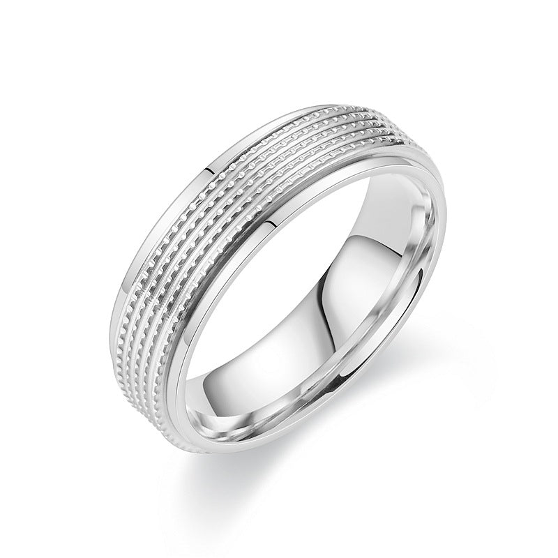 Herren Ring mit elegantem, strukturiertem Oberflächendesign Shop Nory