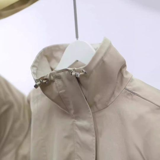 Damen Modische Freizeitjacke mit hohem Kragen Shop Nory