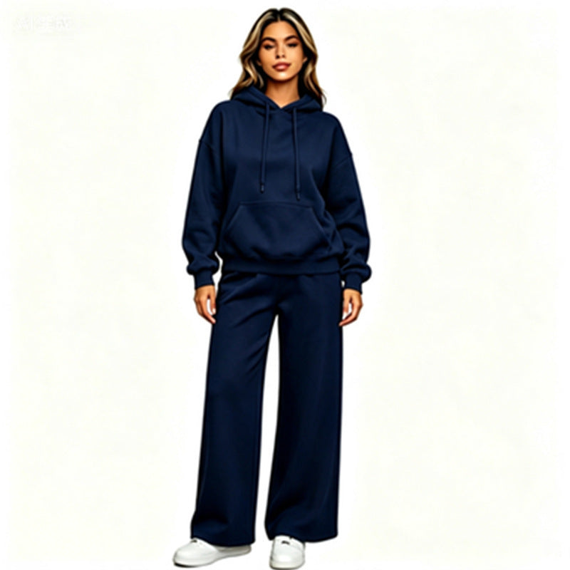 Damen Bequemer Oversized Hoodie mit weiten Jogginghosen Shop Nory
