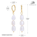 Damen Ohrhänger mit eleganten Perlen aus hochwertigem 925 Sterling Silber Shop Nory
