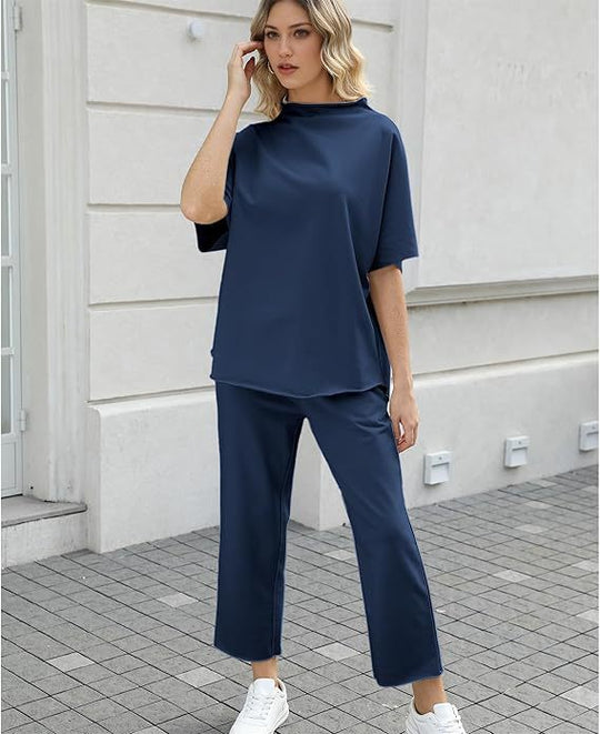 Lounge Set Damen aus Baumwollmix