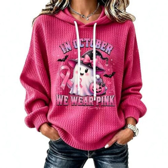Damen Lustiger Kapuzenpullover mit Gruselmotiven Shop Nory