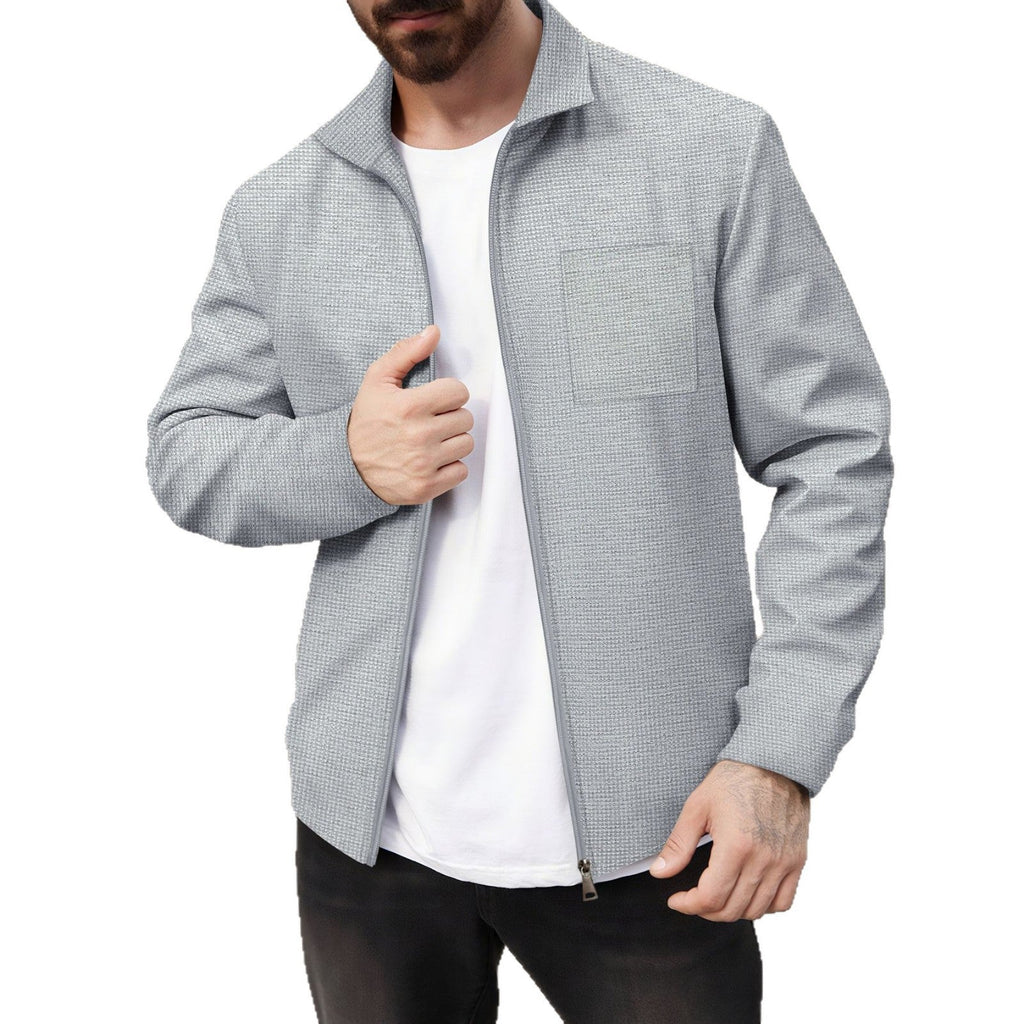 Herren modische Jacke mit strukturiertem Design