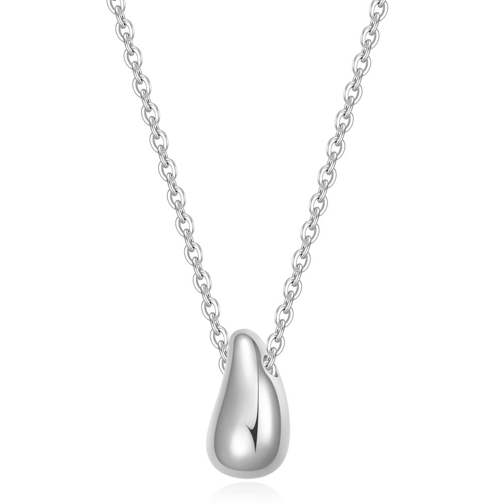 Damen Halskette mit zeitlosem Tropfenanhänger aus hochwertigem Gold Shop Nory