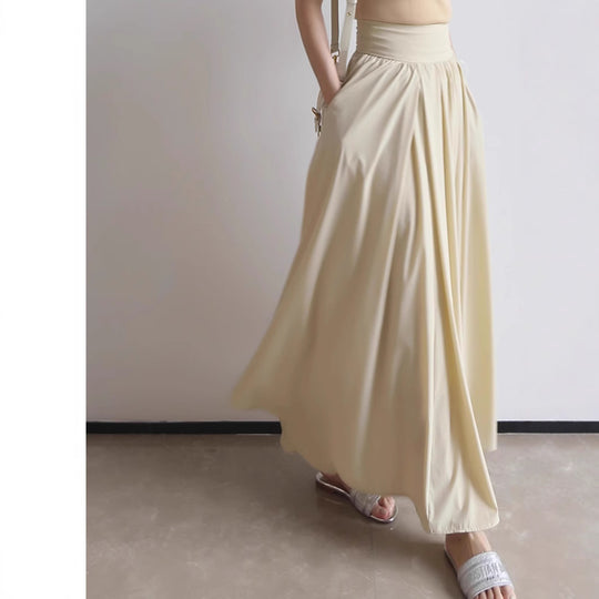 Damen Eleganter Maxi-Rock mit fließendem Schnitt Shop Nory