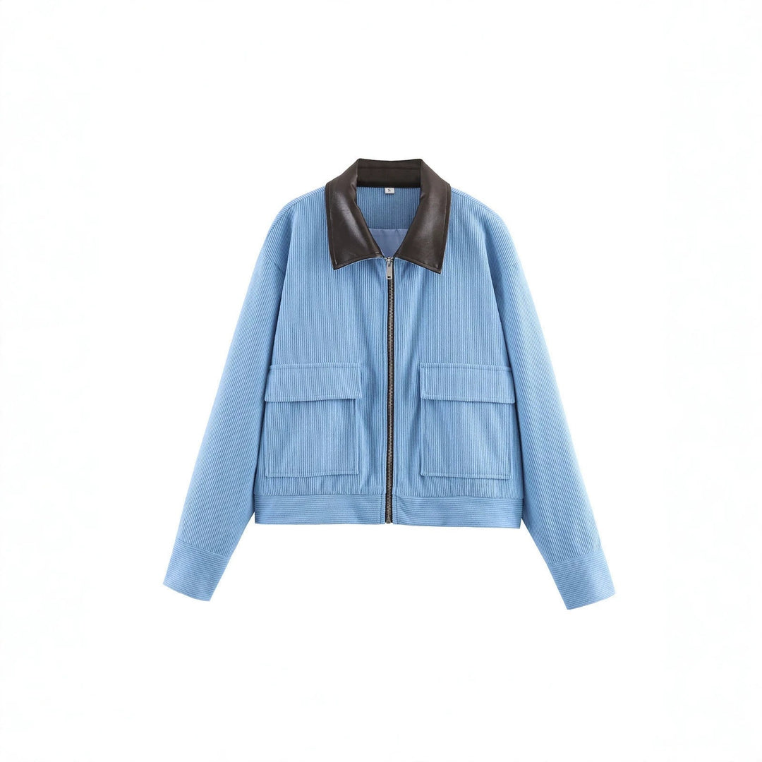 Damen Modische Jacke mit zwei aufgesetzten Taschen