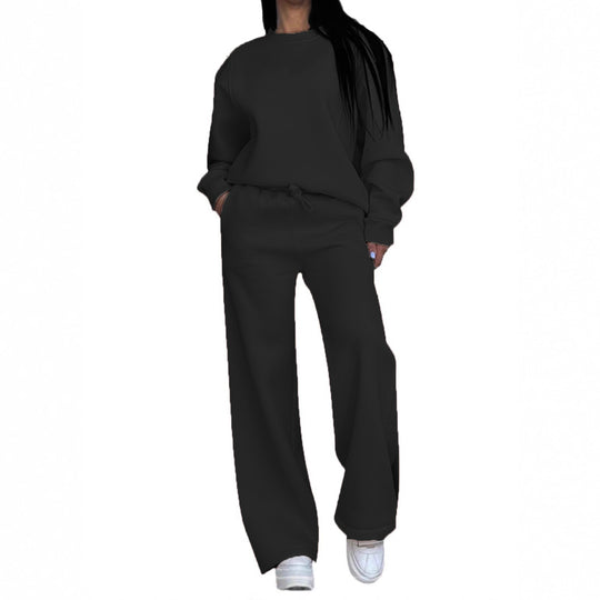 Damen nan lässiges Oversize Sweatshirt und weite Jogginghose Set Shop Nory