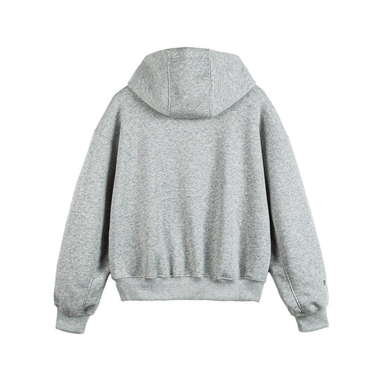 Unisex Oversize Kapuzenzipjacke mit Collegiate‑Patches Shop Nory