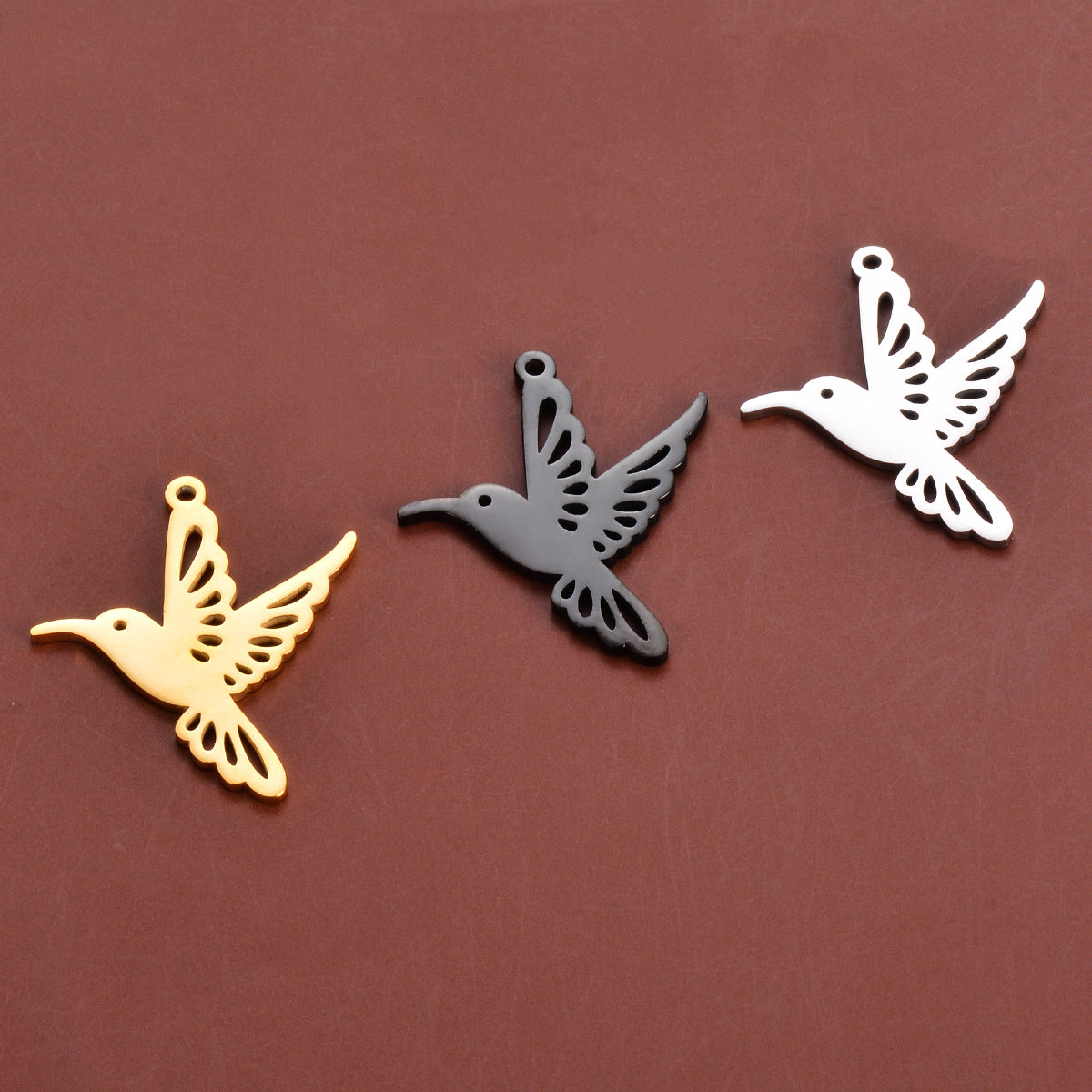 Damen eleganter Kolibri-Anhänger aus hochwertigem Metall Shop Nory