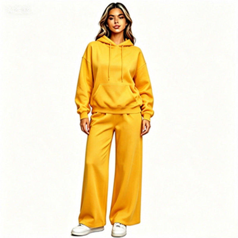 Damen Bequemer Oversized Hoodie mit weiten Jogginghosen Shop Nory