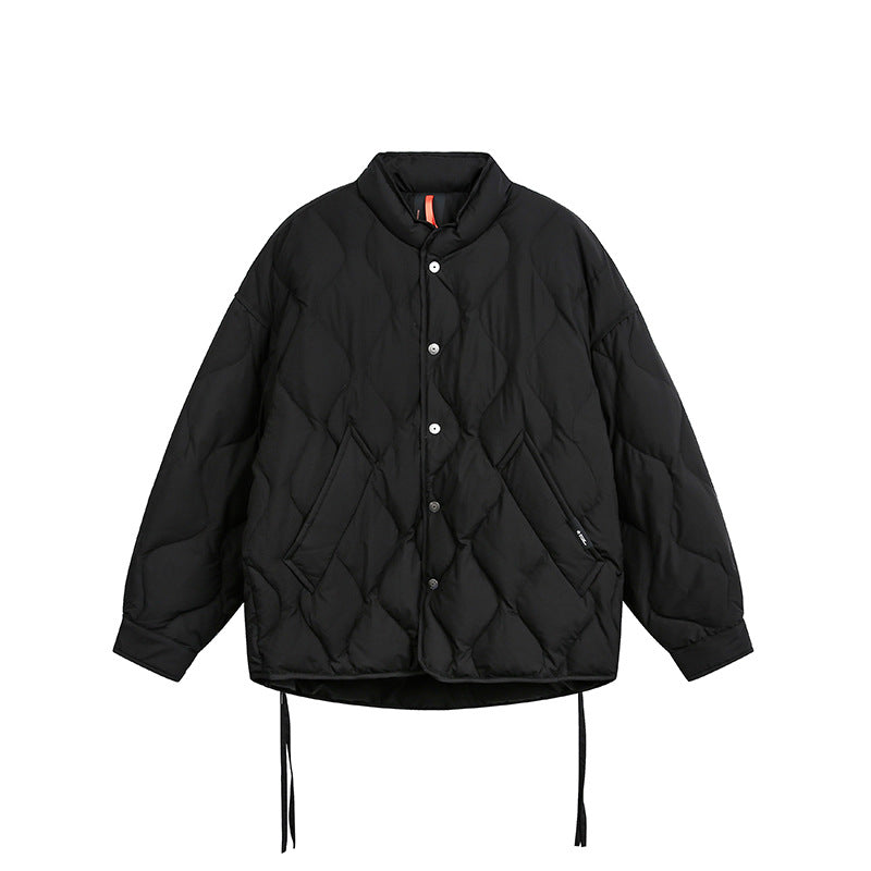 Herren Kurze gesteppte Oversize-Isolationsjacke mit Rautensteppung Shop Nory