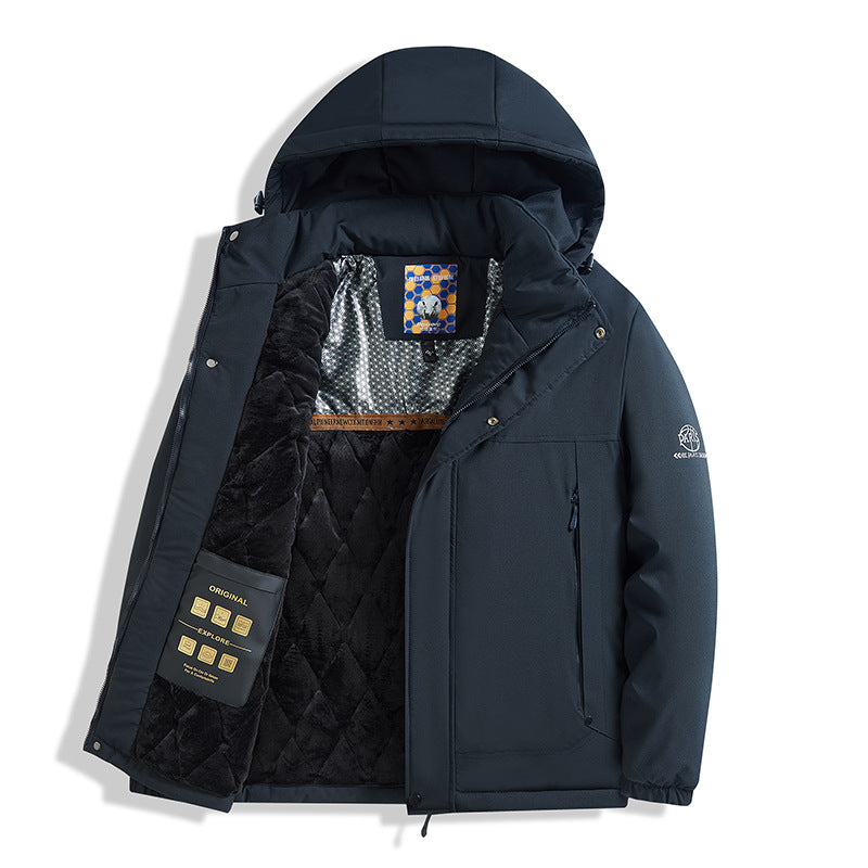 Herren Multifunktionale und warme Steppjacke Shop Nory