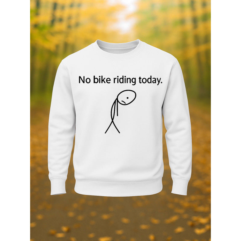 Herren Bequemer Sweatshirt mit motivierendem Aufdruck Shop Nory