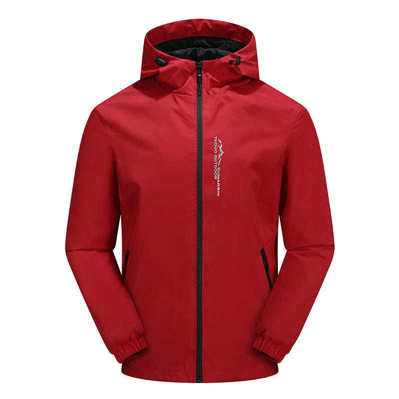 Herren Ultraleichte Regenjacke mit Kapuze, wasserabweisender Membran und getapten Nähten Shop Nory