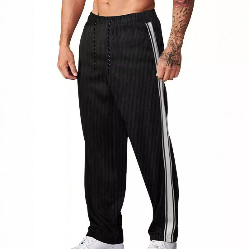 Herren Sportliche Freizeithose mit seitlichen Streifen