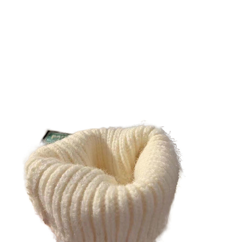 Unisex Oversized Lagenlook-Strickpullover mit kontrastiertem Innenkragen und geripptem Saum Shop Nory