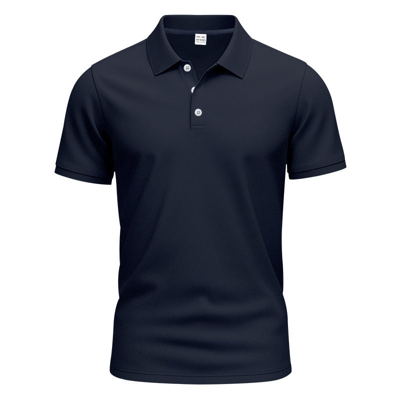 Herren nan atmungsaktives Piqué Poloshirt Kurzarm mit Knopfleiste Shopnory