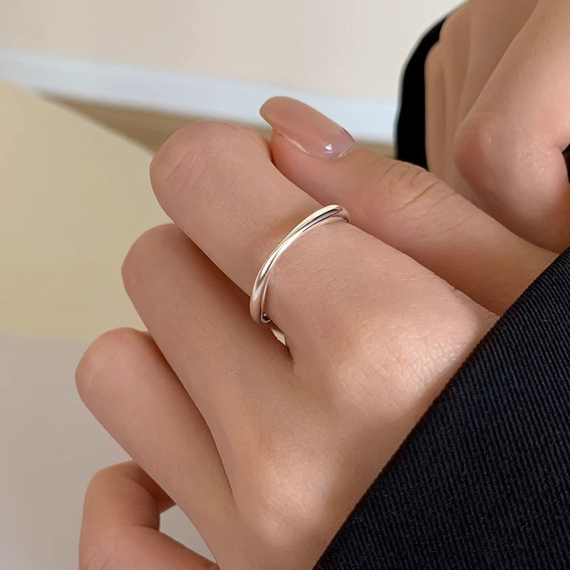 Damen Offener Ring mit geschwungenem Design und minimalistischer Ästhetik Shop Nory