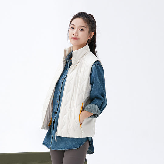 Unisex Steppweste mit Thermoisolierung und hohem Stehkragen Shop Nory
