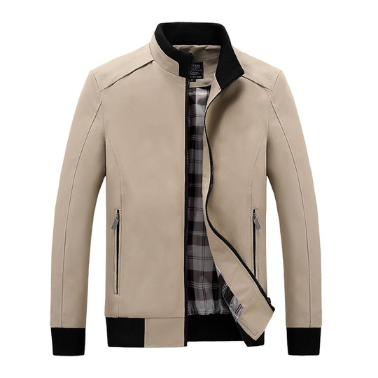 Herren Modische Freizeitjacke mit Stehkragen Shop Nory