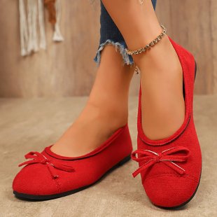 Damen Ballerinas mit zartem Schleifen-Design