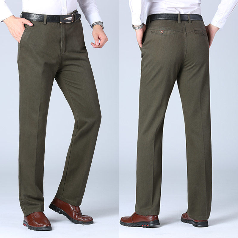 Herren Elegante Anzughose mit schmalem Schnitt und praktischen Taschen