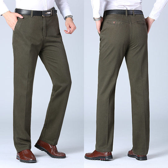 Herren Elegante Anzughose mit schmalem Schnitt und praktischen Taschen